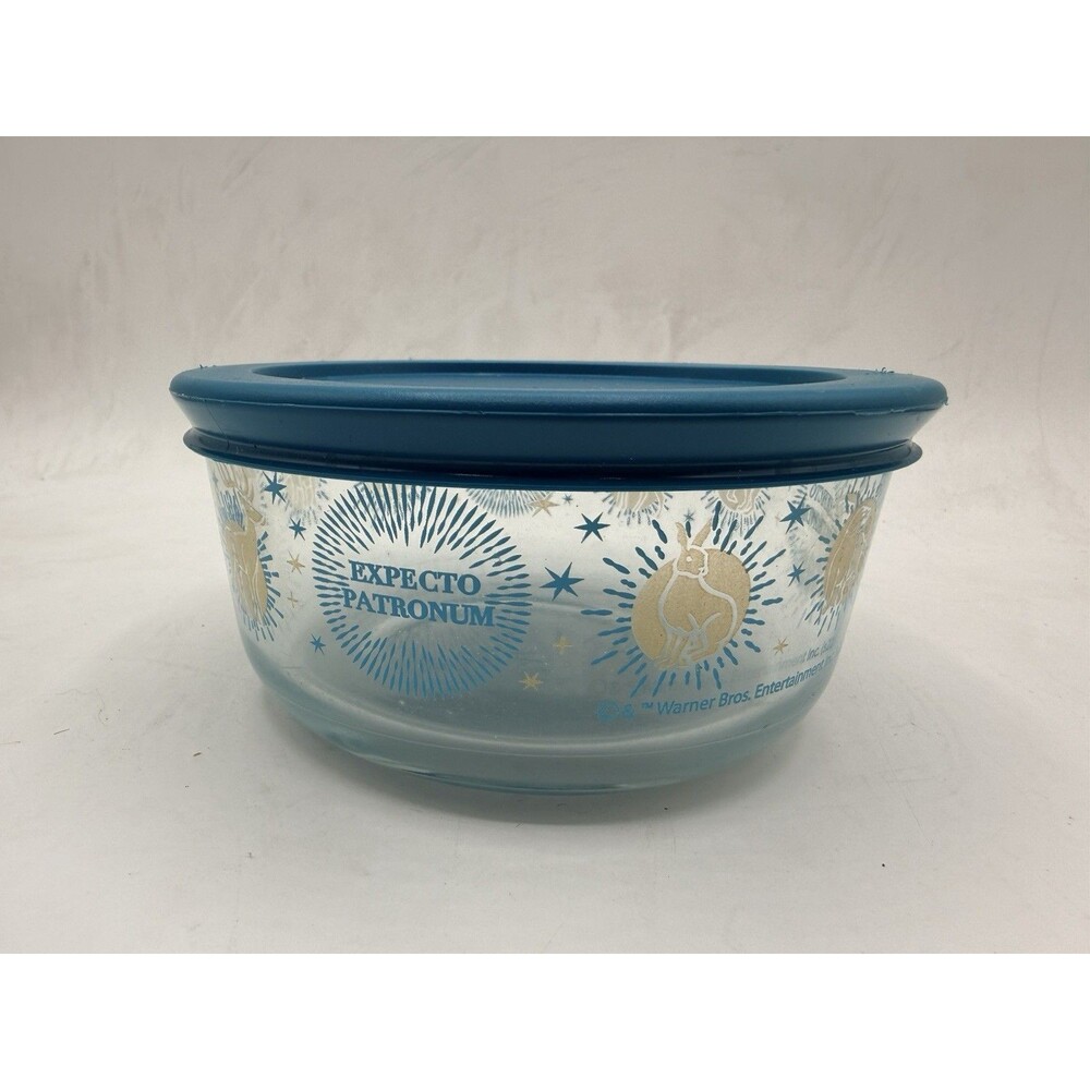 Warner Bros Harry Potter Expecto Patronum Small Snack Pyrex Bowl w/ Lid